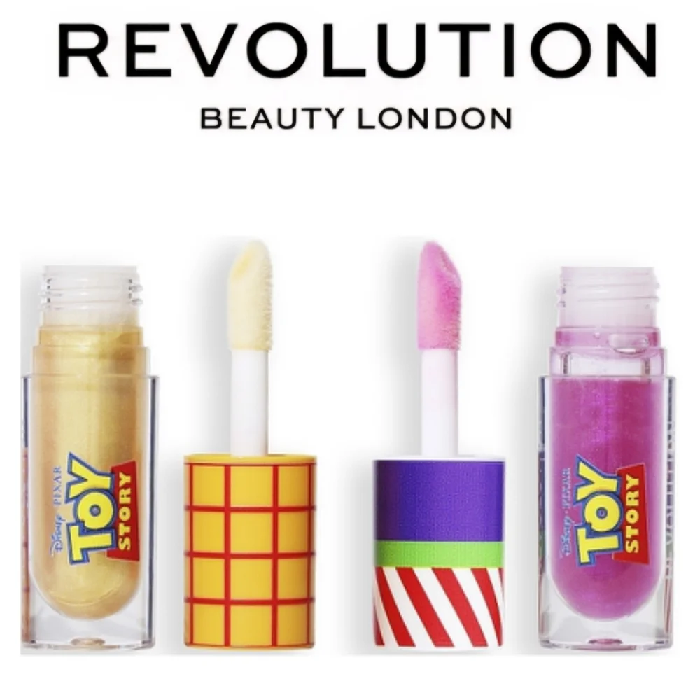 Disney Toy Story Lip Gloss Duo - Gold and Pink